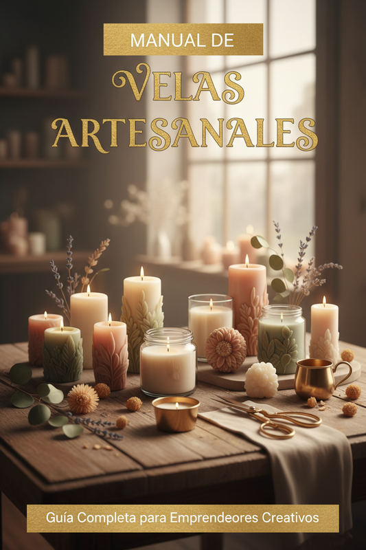Portada Manual de Velas Artesanales